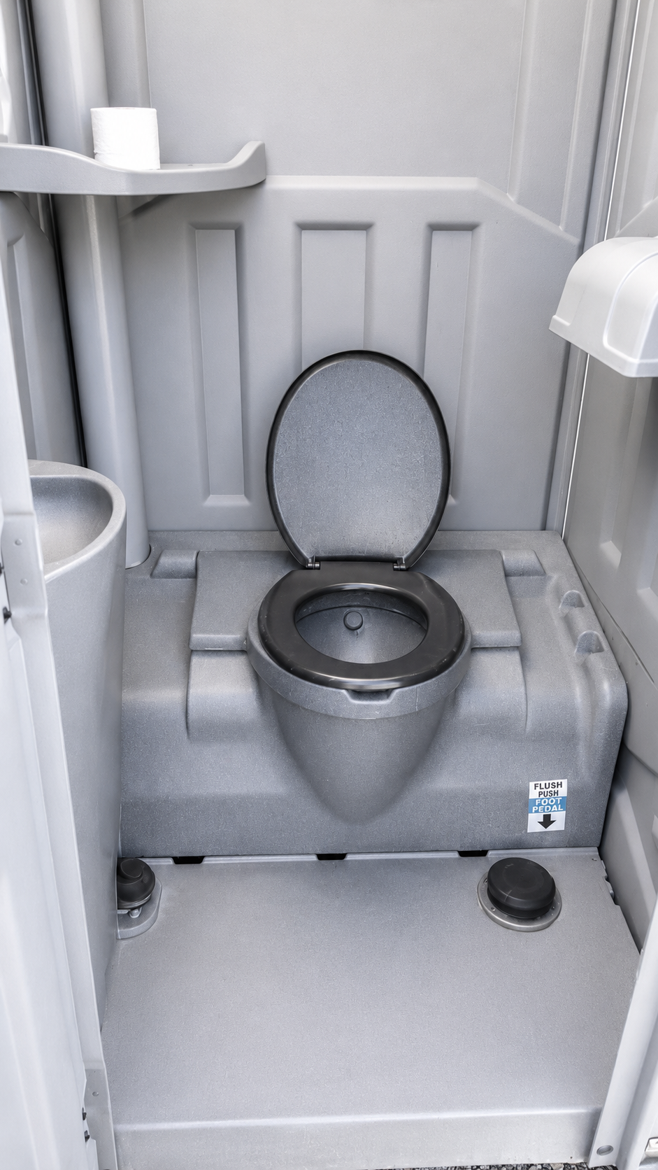 Straight Toilet / Straight Flush portable toilet